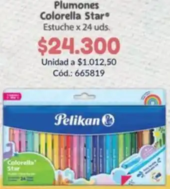 Panamericana Pelikan plumones colorella star oferta