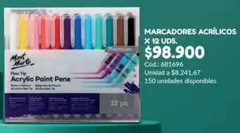 Panamericana Marcadores acrílicos oferta