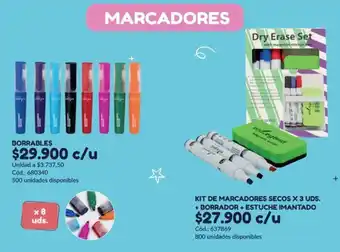 Panamericana Marcadores borrables oferta