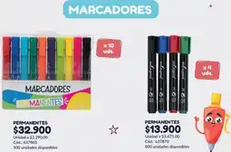 Panamericana Marcadores permanentes oferta