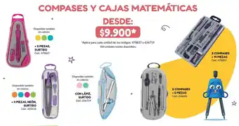 Panamericana Compases y cajas matemáticas oferta