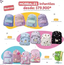 Panamericana Nuevos morrales infantiles oferta