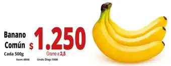 Mercamio Banano común oferta