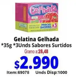 Mercamio Gelatina gelhada oferta