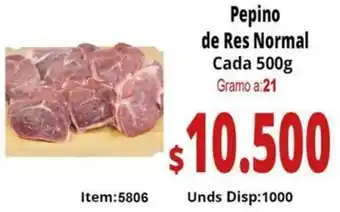 Mercamio Pepino de res normal oferta