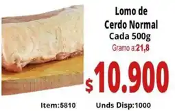 Mercamio Lomo de cerdo normal oferta