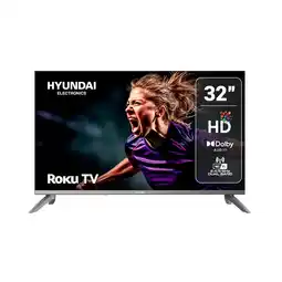 Alkomprar TV HYUNDAI 32 Pulgadas 81 cm HYLED3257RiM HD LED Smart TV Roku oferta