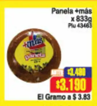 La Gran Colombia Panela +mas x 833g oferta