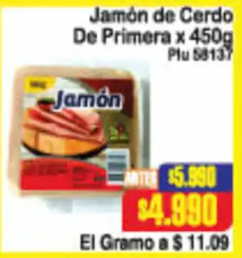 La Gran Colombia Jamon de Cerdo De Primera x 450g oferta