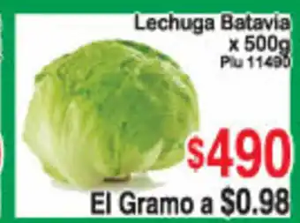 Lechuga Batavia x 500g