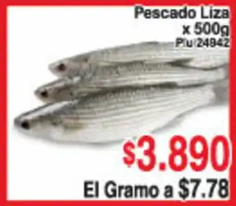Pescado Liza x 500g