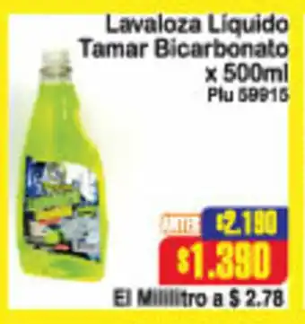 Lavaloza Liquido Tamar Bicarbonato x 500ml
