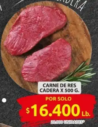 Ara Carne de res cadera oferta