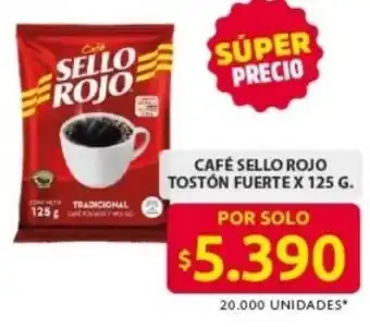 Ara Café sello rojo tostón fuertex oferta