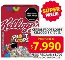 Ara Kellogg's cereal froot loops oferta