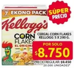 Kellogg's cereal corn flakes corn