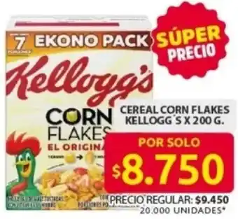 Ara Kellogg's cereal corn flakes corn oferta