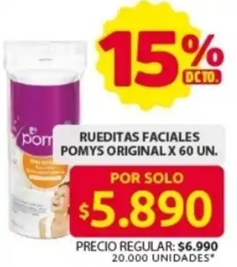Ara Rueditas faciales pomys original oferta