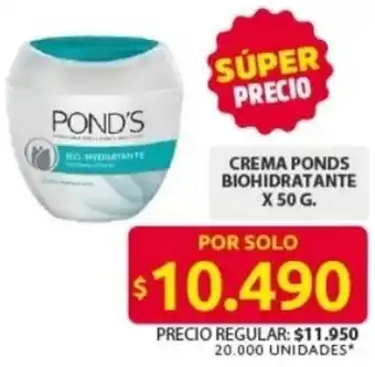 Ara Crema ponds biohidratante oferta