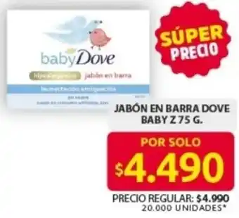 Ara Jabón en barra dove baby z oferta