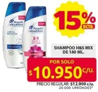 Ara Shampoo h&s mix oferta