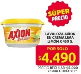 Ara Axion lavaloza en crema lima limón oferta