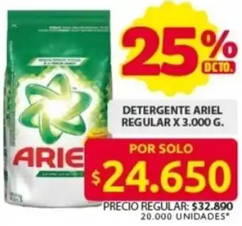 Ara Ariel detergente regular oferta