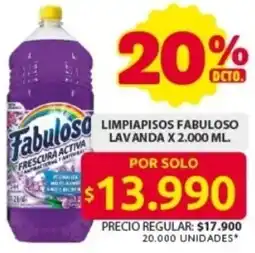 Ara Fabuloso limpiapisos lavanda oferta