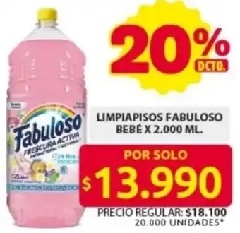 Ara Fabuloso limpiapisos bebé oferta