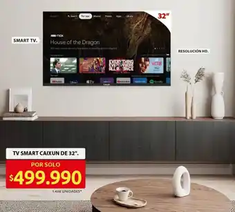 Ara Caixun smart tv 32" oferta