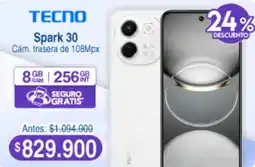 Alkosto Tecno spark 30 oferta