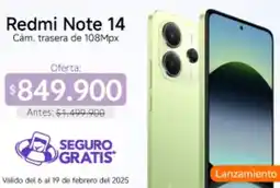Alkosto Redmi note 14 oferta
