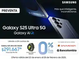 Alkosto Samsung galaxy S25 ultra 5G oferta