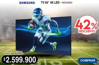 Alkosto Samsung tv 65" 4k led oferta