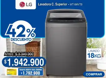 Alkosto Lg lavadora c. superior oferta