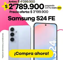 Éxito Samsung S24 FE oferta