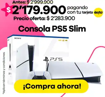 Éxito Consola PS5 slim oferta