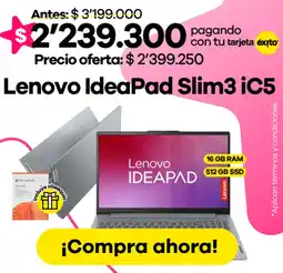 Éxito Lenovo ideapad slim3 iC5 oferta