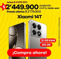 Éxito Xiaomi 14T oferta