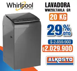 Alkosto Whirlpool Lavadora oferta