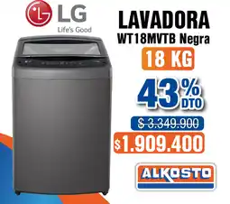 Alkosto LG Lavadora oferta