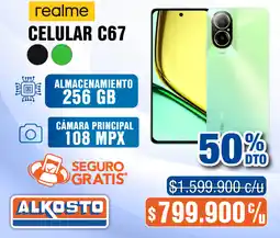 Alkosto Realme Celular C67 oferta