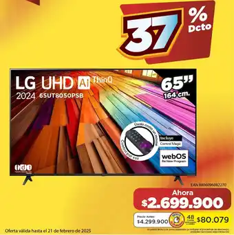 Alkomprar LG 65" UHD TV oferta