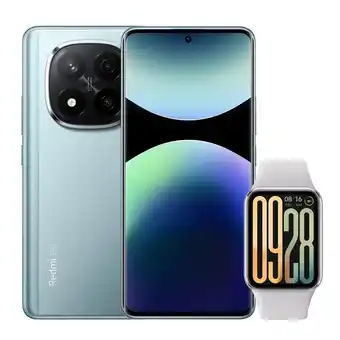 Alkomprar Celular REDMI Note 14 Pro+ 256GB 5G Azul + Reloj oferta