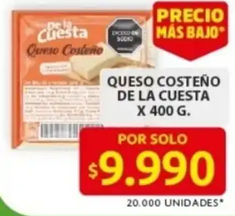 Ara De la cuesta queso costeño oferta
