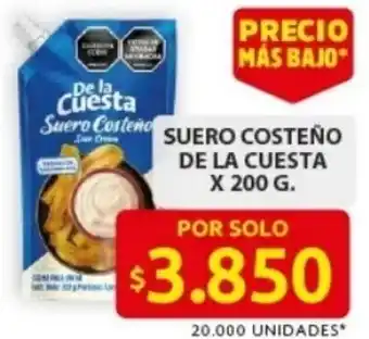 Ara De la cuesta suero costeño oferta