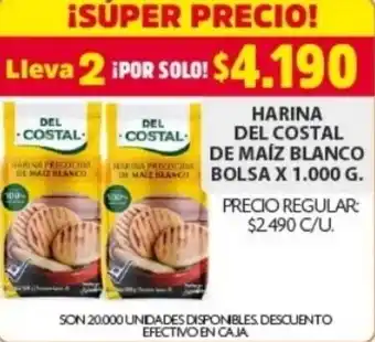 Ara Del costal harina de maiz branco bolsa oferta