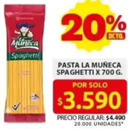 Ara Pasta la muñeca spaghetti oferta