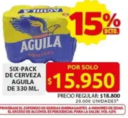 Ara Aguila six-pack de cerveza oferta