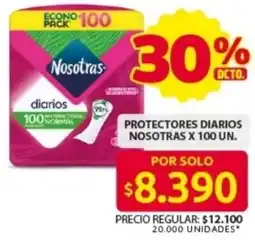 Ara Nosotras protectores diarios oferta